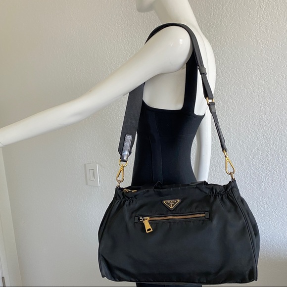 Prada black nylon 2 way Bag - Picture 13 of 16
